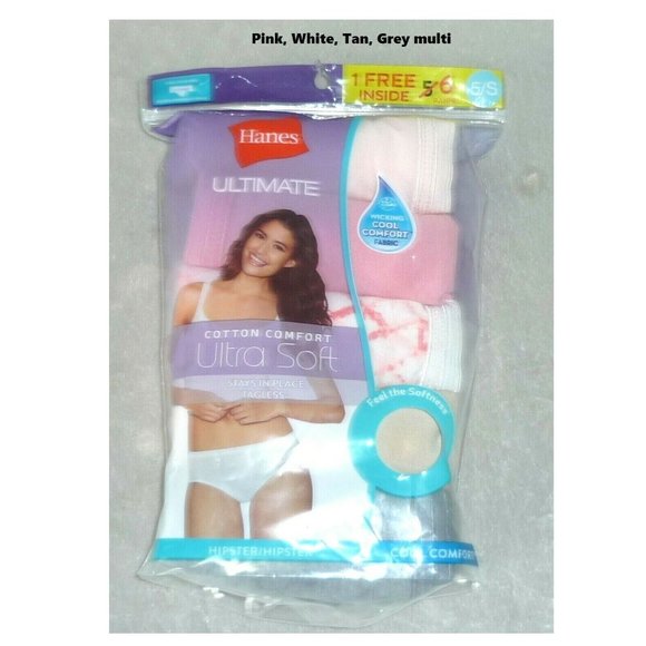 Women's Hanes Ultimate Soft Hipster size 5/S, , 9/2XL NEW - Picture 1 of 2